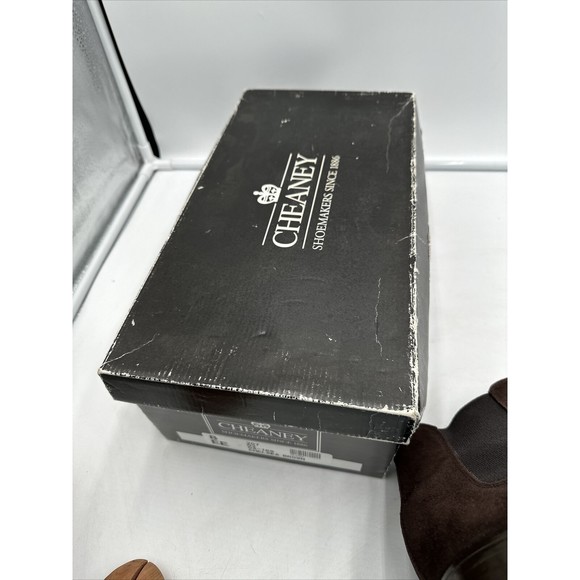 Suede Brown Godrey D Chelsea Boots Size 8 Mens Joseph Cheaney Vibram England - Picture 11 of 12